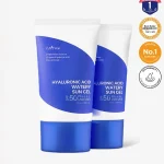 ISNTREE Hyaluronic Acid Watery Sun Gel SPF50+ PA++++ – Pack 2 Crèmes Solaires Hydratantes à l’Acide Hyaluronique
